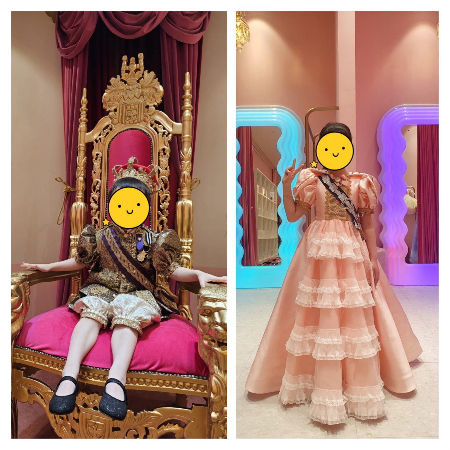 우리 아이들, 왕자님과 공주님이 되었어요~!